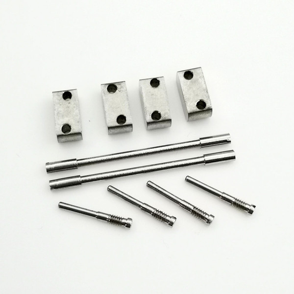 4 Piece Silver Steel Connectors 4 Piece Screws 2 Piece 26.5mm L / 1.2mm Dia Screw Links Fit For AP 39 41 42 15400 15300 Royal Oak