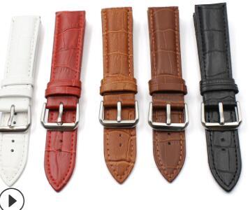 popular sell AAA quality strap for genuine leather strap durable watch accessories with silver original steel buckle men women watches belt