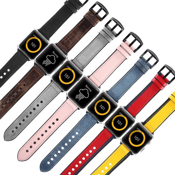 Apple band for apple watch leather silicone strap 1234 generations general factory outlet