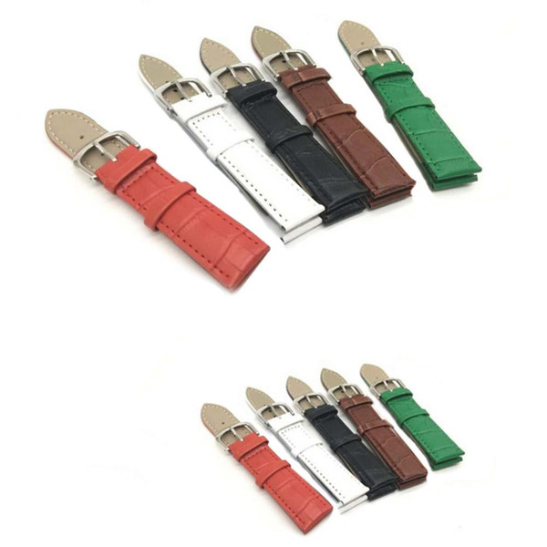 High Quality Watch Band Genuine Leather straps 14mm 16mm 18mm 20mm watch accessories Men Colors Watchbands EC