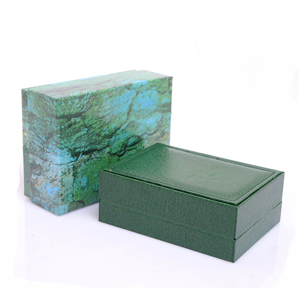 watches box green leather watches booklet Gift Box green Wooden Watchs Box Men's Watches boxs leather Watchs Boxes Wooden Gift Boxes