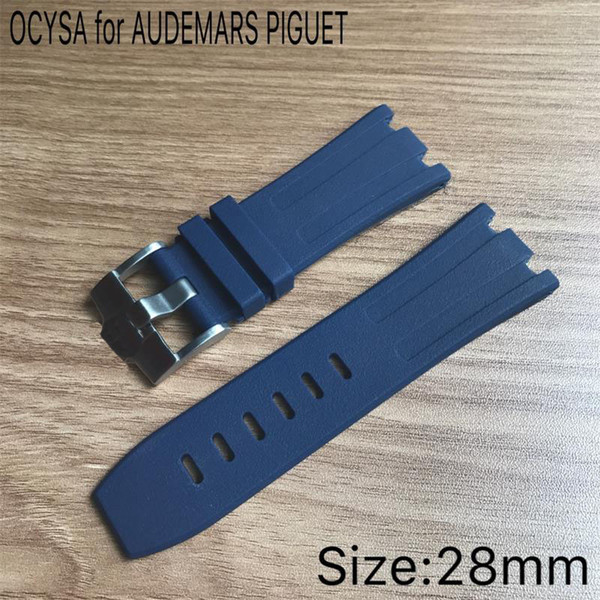 apple band Watch straps Accessories 28MM for Royal Rubber Strap pam bands 22mm watchband