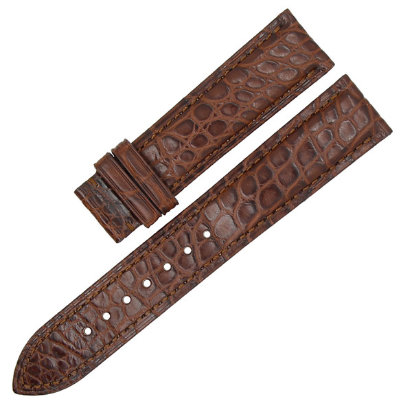 ZLIMSN Genuine Crocodile Alligator Skin Leather Watch Band Strap Belt 12mm-24mm Watch Bands for Smart Watch