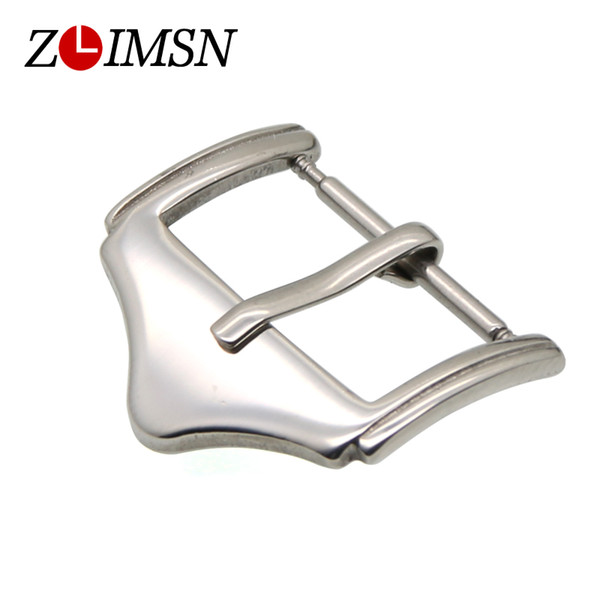 Zlimsn Promotion Watch Bands Buckles Stainless Steel Watchband Strap Buckles Belt Buckle Silver Polished Watch Accessories K-K11