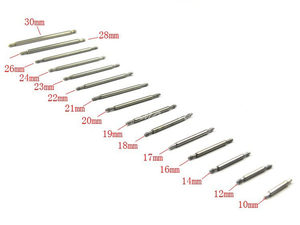 Watch Bands Stainless Steel Spring Bars 1.5mm Diameter Watchmaker Watch Accessories Wristwatch Bands Strap Link Pins Z15 Sample