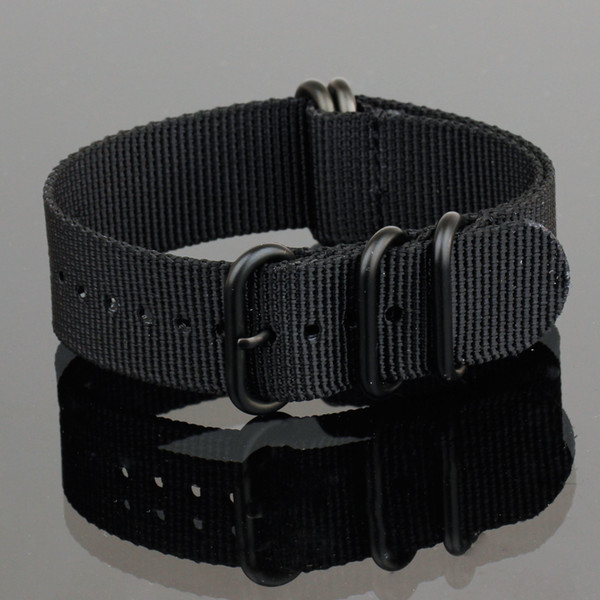 22mm ZULU NATO Nylon Canvas Watchband Replacement Watch Belt Strap 5 Rings G10 Fabric Military Male Watch Band Waterproof Drop Shipping