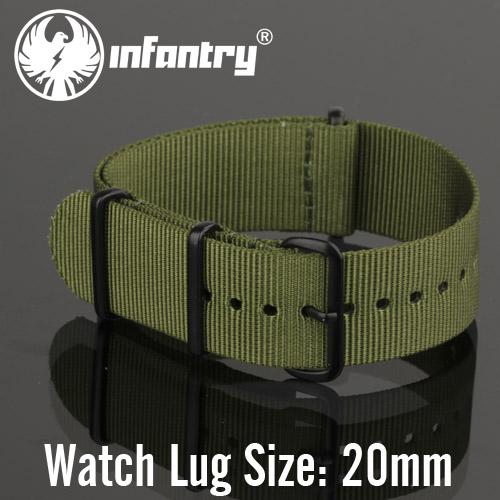 Original NATO Luxury Causal 20mm Military Army Nylon Fabric Watch Band Strap 4 Rings G10 Buckle Canvas Wrist Watchband For Watches