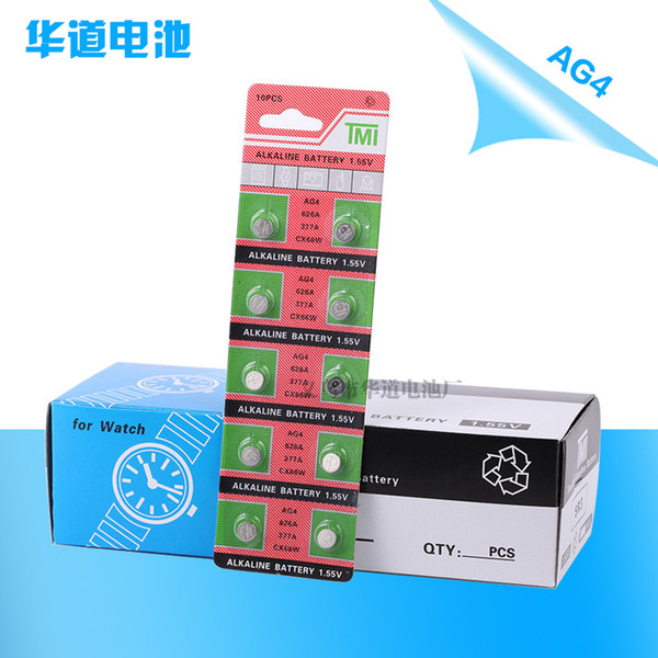 Wholesale-10pcs/Lot= 1pack ,AG4 377A 377 LR626 SR626SW SR66 LR66 Top Quality Cell Battery Button Battery Watch Coin Battery 2016 NEW