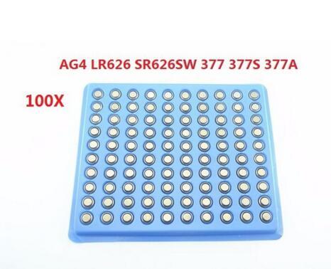 200 pcs LR626 377 AG4 1.5V 18mah Alkaline Coin Button Cell Batteries Set