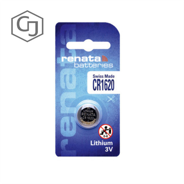 Free shipping renata lithium Battery CR1620 3V %100 original brand renata 1620 battery