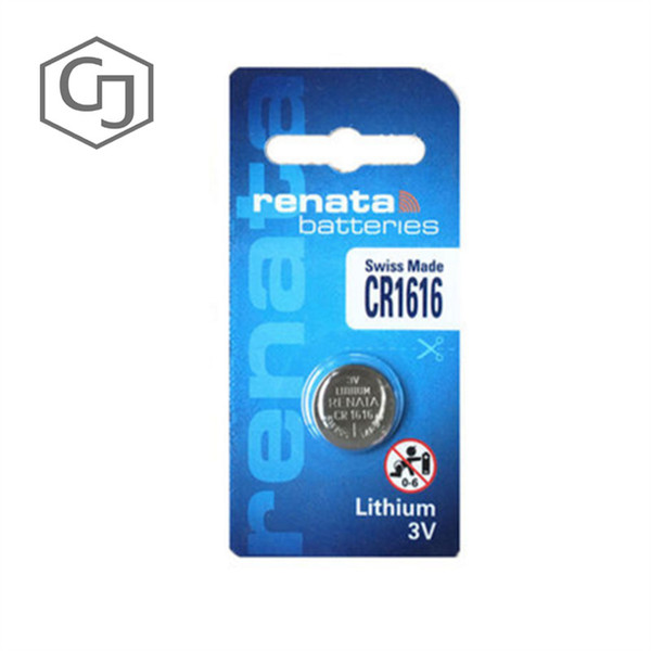 Free shipping renata lithium Battery CR1616 3V %100 original brand renata 1616 battery