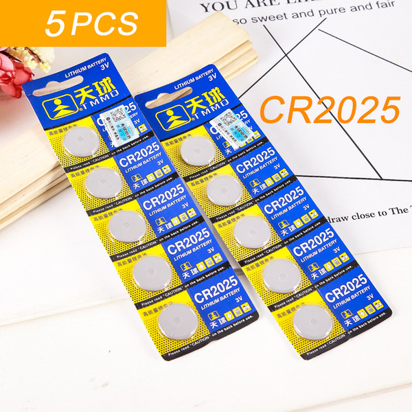 10pcs/pack CR2025 Lithium Button Battery DL2025 BR2025 KCR2025 Cell Coin Batteries 3V CR 2025 For Watch Electronic Toy Remote