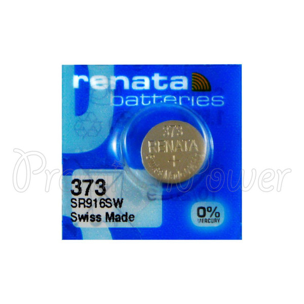 1 x Renata 373 Silberoxid Batterie 1.55V SR916SW Uhr SR68 0% Mercury EXP: 2019