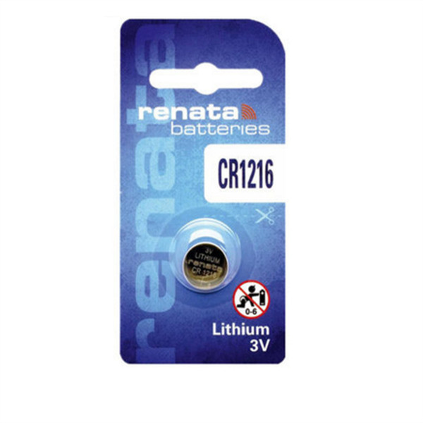 Free shipping renata lithium Battery CR1216 3V %100 original brand renata 1216 battery