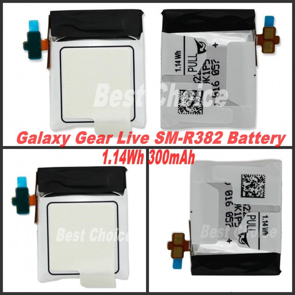 Original Smart Watch Internal 300mAh 1.14Wh Baery For Samsung Galaxy Gear Live SM-R382 EB-BR382FB+ Free Tools