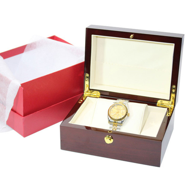 Fashion watch box luxury wood watch box with pillow package case watch Jewelry storage gift box