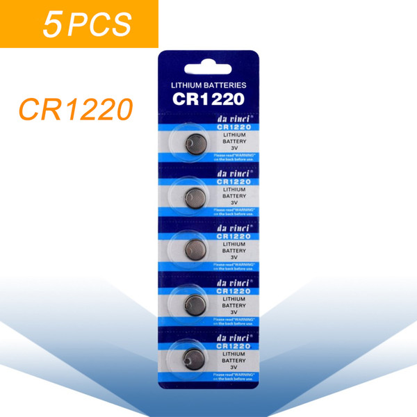 5pcs 3v CR1220 DL1220 BR1220 ECR1220 LM1220 KCR1220 L04 5012LC SB-T13 PA280-208 Watch Button Coin Cells Lithium Battery