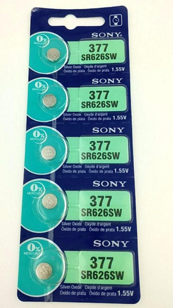 SONY SR626SW RS626 377 377A 377S 177 button battery for Electronic 5 pcs for women watches and men watches