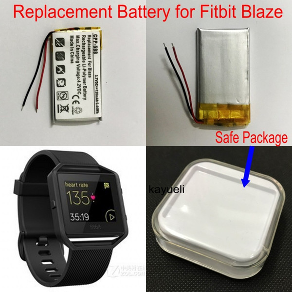 New Replacement 120mAh 0.44Wh CPP-588 Baery for Fitbit Blaze Smartwatch Baery + Gift