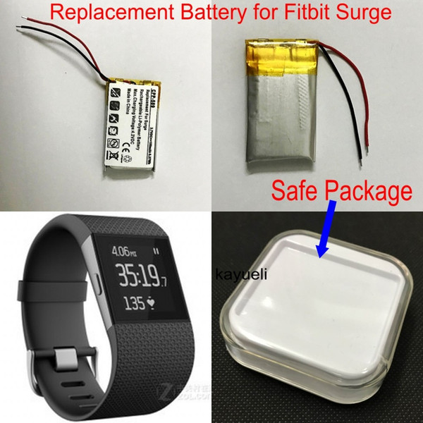 New Replacement 100mAh 0.37Wh CPP-589 Baery for Fitbit Surge Smartwatch Baery + Gift