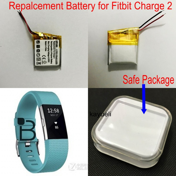 New Replacement 60mAh 0.22Wh CPP-592 Baery for Fitbit Charge 2 Smart Fitness Watch Baery + Gift