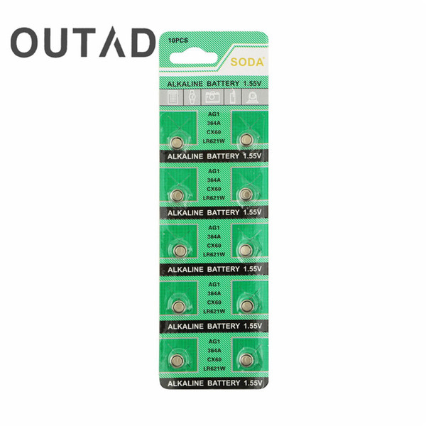 10pcs Digital Clock Watch Batteries AG1 364 SR621SW TR621SW CX60 621 SR60 LR60 Button Cell Battery High Capacity