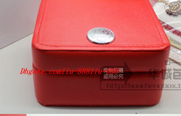 Luxury New Square Red For Omega Box Watch Booklet Card Tags And Papers In English Watches Box Original Inner Outer Men Wristwatch Box