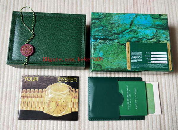 Luxury High Quality Green Original Watch Box Card Boxes Handbag For Sky-Dweller m326934 116660 116610 116710 Man woman gift Watches box