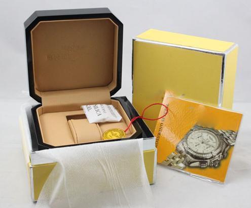 luxury Mens Original Box Woman's Watches Boxes Men Wristwatch Box With Certificates Wood Box For Breitling Watches.