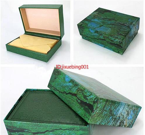 Factory Supplier Luxury Green With Original Box Wooden Watch Box Papers Card Wallet Boxes&Cases Wristwatch Box 116610 116710 116660