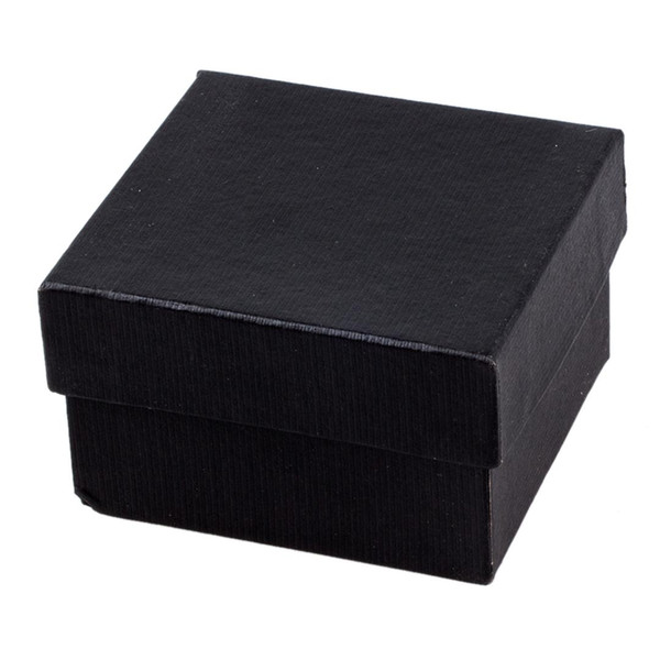 Wholesale Present Gift Boxes Case For Bangle Ring Earrings Wrist Watch Box Black