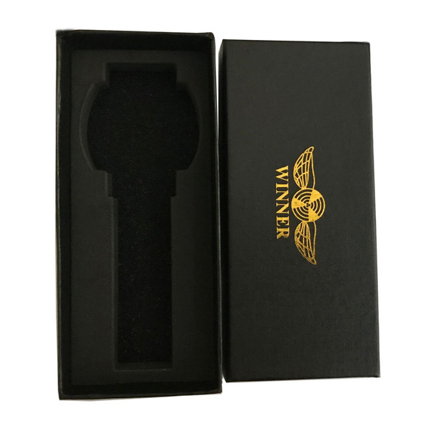 WINNER Brand Luxury Watch Box black Paper Materal Gift Watch Box with Pillows Original boxes