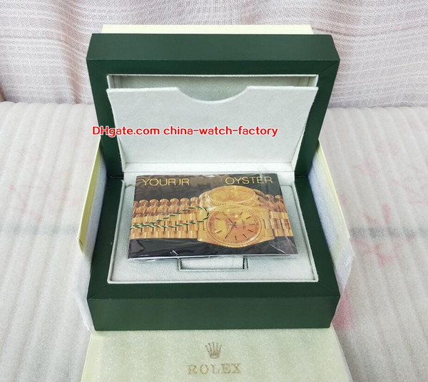 Luxury Oyster Perpetual Watch Green Original Box Card Boxes Handbag For President Cosmograph 116500 116660 116610 126710 126600 Watches