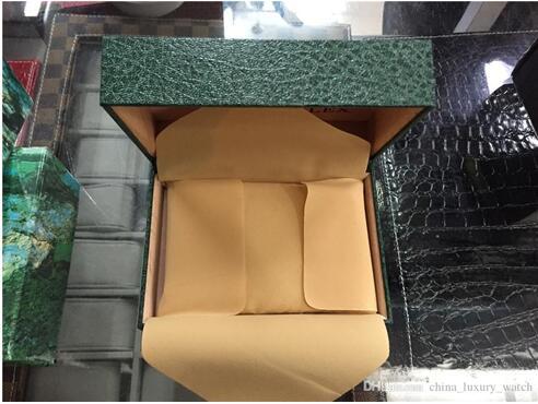 Luxury Watch Boxes Green With Original Ro Watch Box Papers Card Wallet Boxes&Cases Luxury Watches