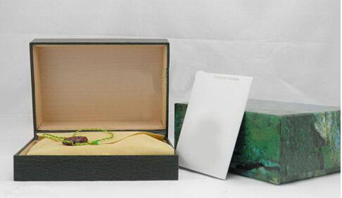 Factory Supplier Luxury Green With Original Box Wooden Watch Box Papers Card Wallet Boxes &Cases Wristwatch Box