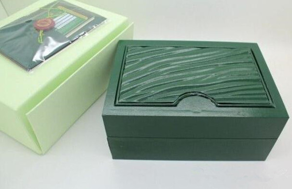 HOT NEW luxury brand watch Green Original Box High quality gift watch box With certificate bag Card Papers 0.8KG For Rolex Watch Box