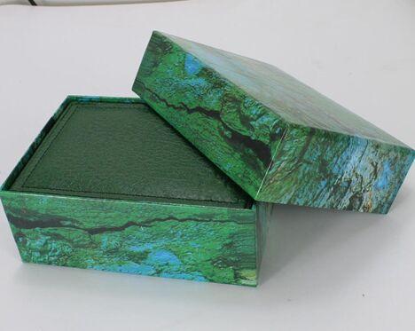 Factory Supplier Luxury Green With Original Box Wooden Rolex Watch Box Papers Card Wallet Boxes&Cases Wristwatch Box