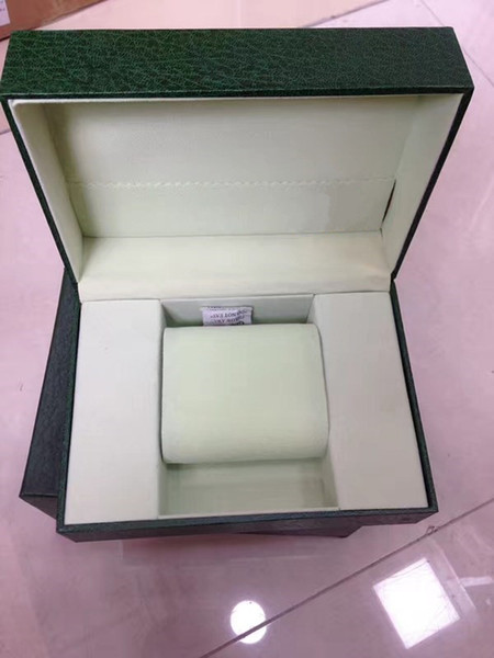 2018 Free Shipping Green Brand Watch Original Box Papers Card Purse Gift Boxes Handbag