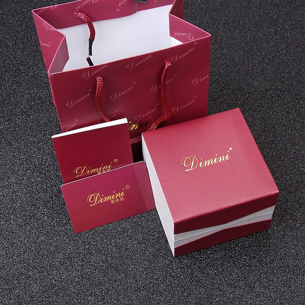 DIMINI Original Watch Box and Bag Sending Gifts Original Packaging Watch Accessories User Guide Watch Card