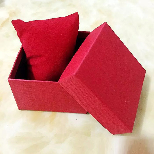 Fashion Watches boxes paper square Watch Box with Pillow 6 colors Gifts Boxes Case For Jewelry Box Watch Package Wristwatches Packing