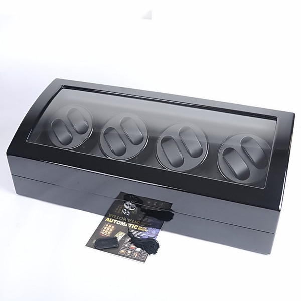 Wholesale 1 PCS LUXURY WOODEN NEW TOP QUALITY 8 AUTO WATCH WINDER +9 STORAGE BOX DISPLAY CASE MENS LADIES 17 WATCHES