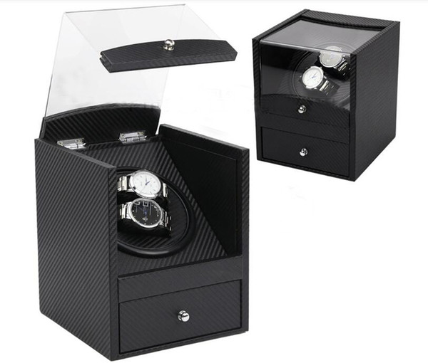 Safe Automatic Watch Winder Box with Drawer Global Use Plug or Battery uhrenbeweger remontoir montre automatique watch cyclotest