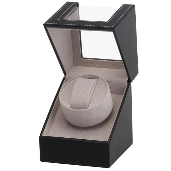 Automatic Mechanical Watch Winder Display Box Motor Shaker Holder US Plug Wristwatch Jewelry PU Leather Collection Shopping Mall