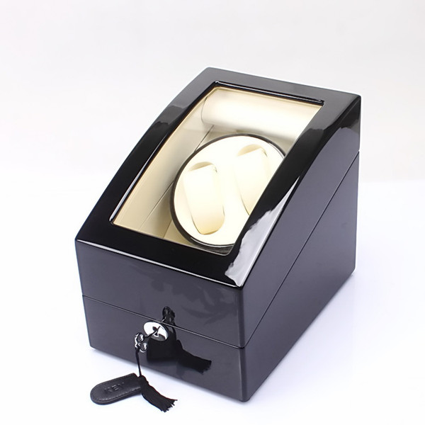 Luxury multiple layers of high-gloss piano lacquer finish 2+3 Watch Winder Box Wooden Battery Power Automatic Wrist Watch Perfect Winder Box