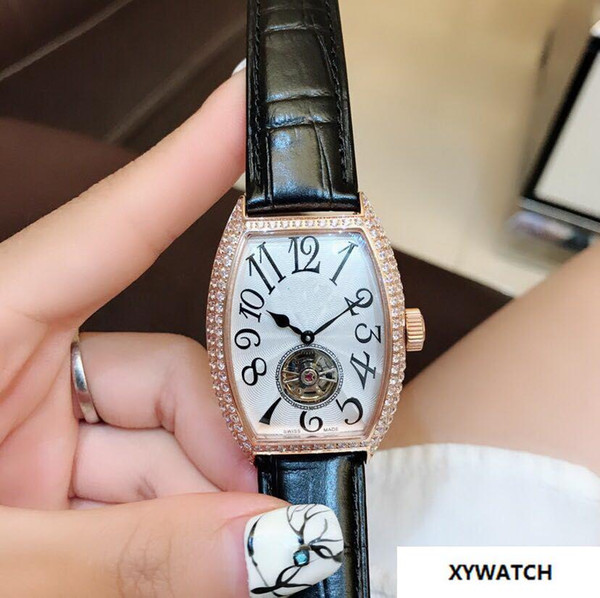 Rose gold lady diamond 32MM case automatic women watch sport luxury fashion new Stainless steel womens watches