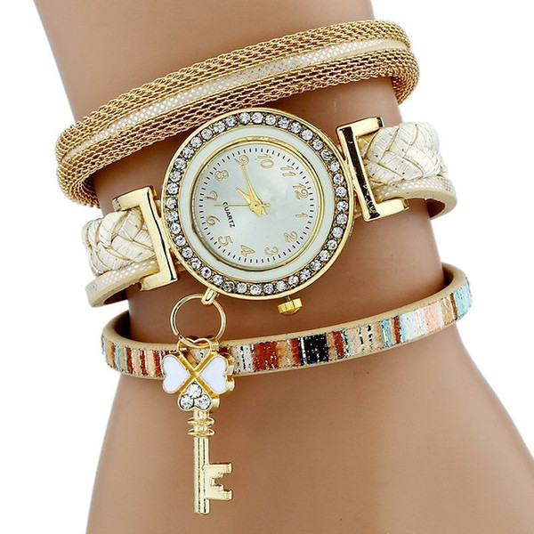 Women Bracelet Quartz Wristwatches Women Crystal Rhinestone Dress Watch For Women Popular Ladies Female