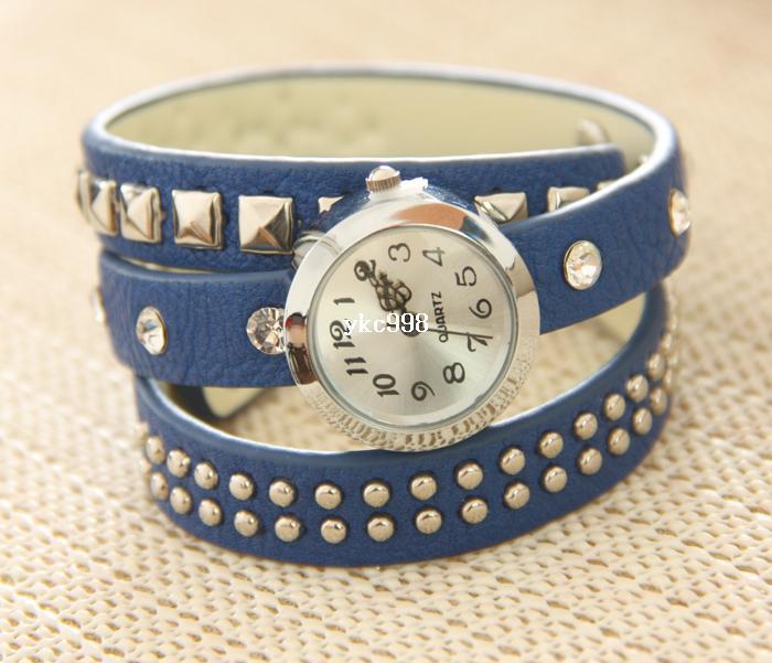 Wholesale Genuine Cow Leather Watches Leather Winding Women Watches . TOP Quality. Free shipping