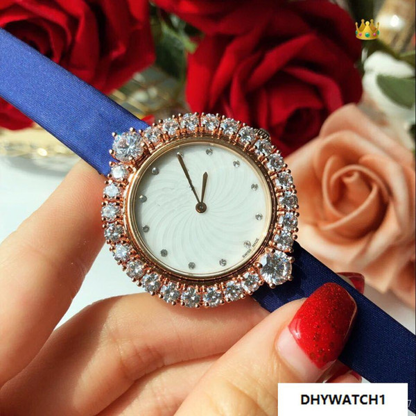 Rose gold Swiss movement diamond BEZEL All work QUARTZ STOCK 35 MM women watch sport wholesale new Stainless steeL Womens watches