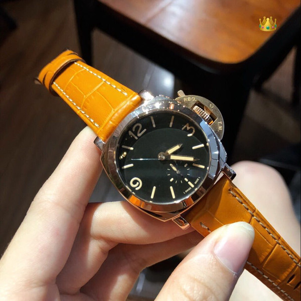 Rose gold Swiss movement Orange LEATHER BELT All work High quality QUARTZ sport 36MM CASE women watch new Stainless steel womens watches