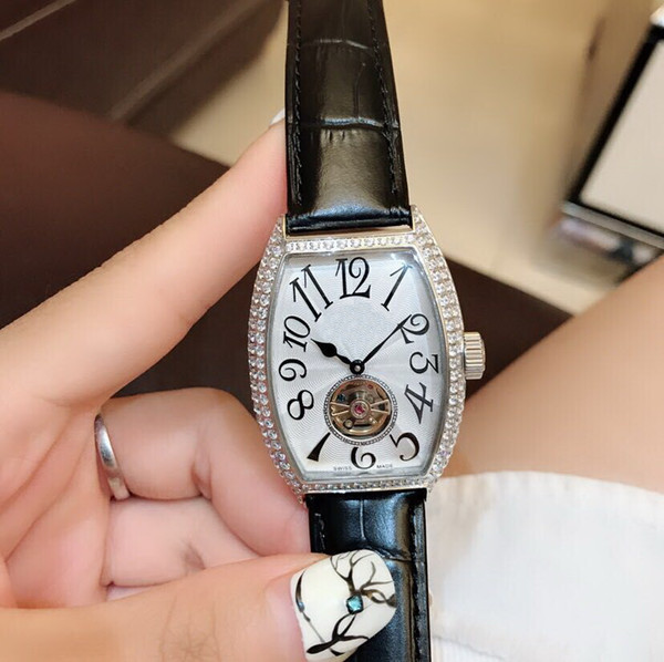 BLACK BELT automatic diamond BEZEL ladies AAA all subdials work luxury watch Stainless steel brand new women wristwatch womens watche